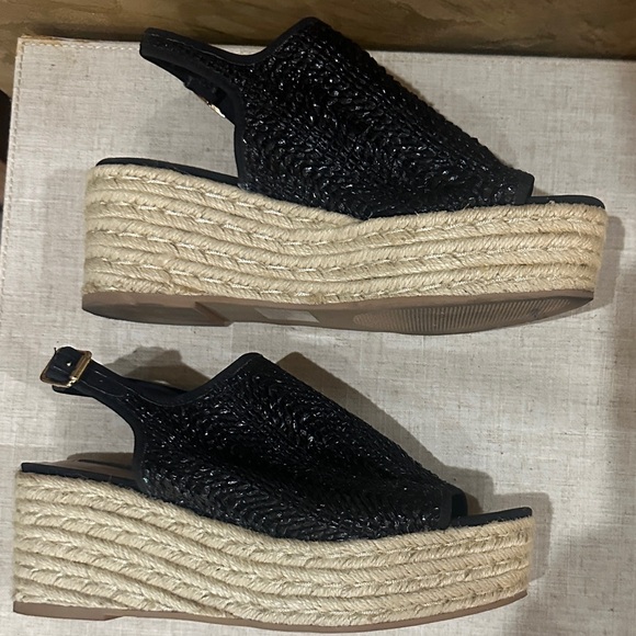 Steven By Steve Madden Black Cream Espadrille Slip-On - Picture 1 of 5